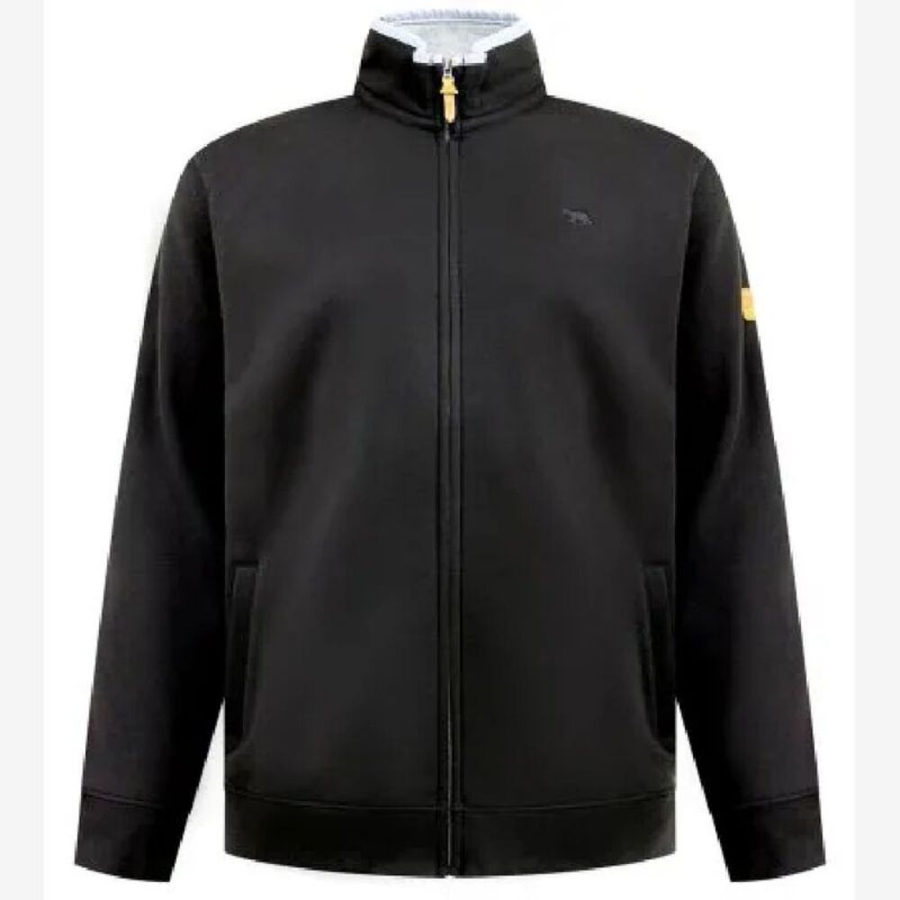 Duke Mens D555 Johnson Embroidered Logo Kingsize Fleece Jacket / Black